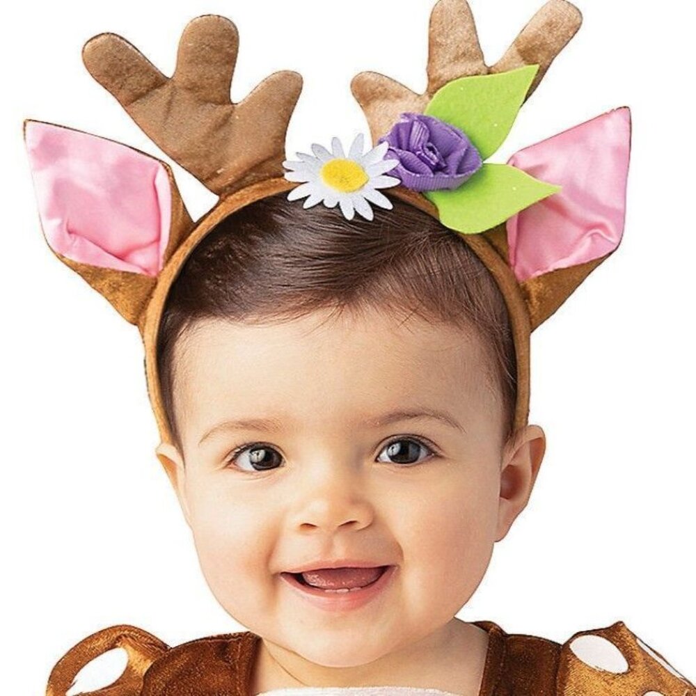 BABY DEER BABY GIRL Tutu Halloween Costume SIZE 6-12 MONTHS NEW - Picture 4 of 6